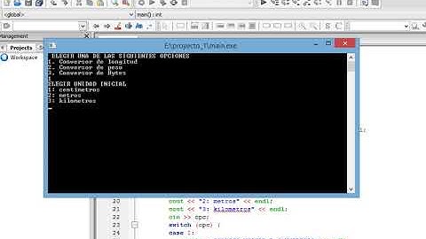 ALGORITMO PARA CONVERSIONES