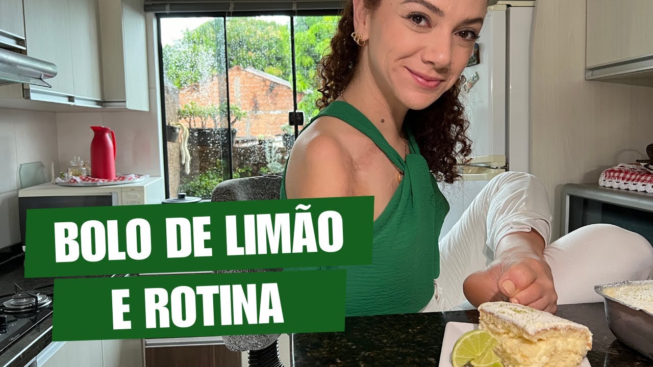 BOLO DE LIMÃO E ROTINA