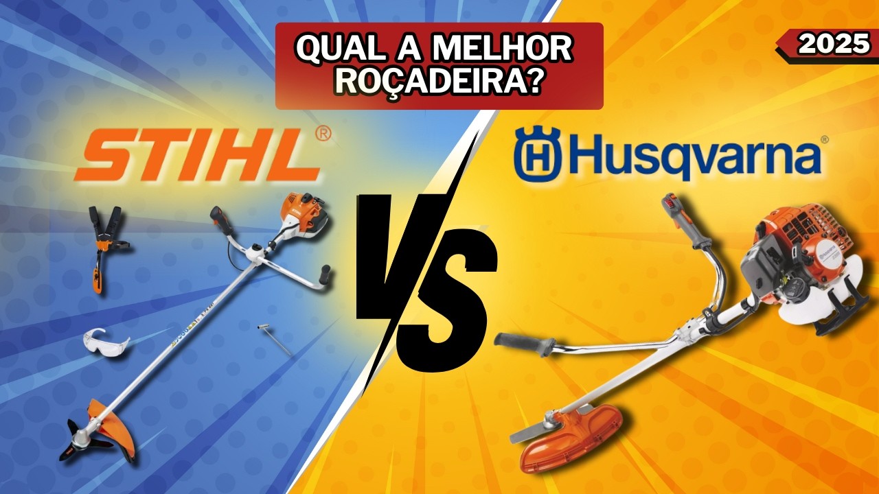 Roçadeira Stihl VS Husqvarna / Qual a Melhor Roçadeira Stihl ou ...