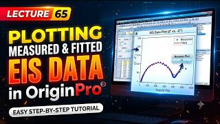 Lecture 65_Plotting Measured and Fitted EIS Data in OriginPro