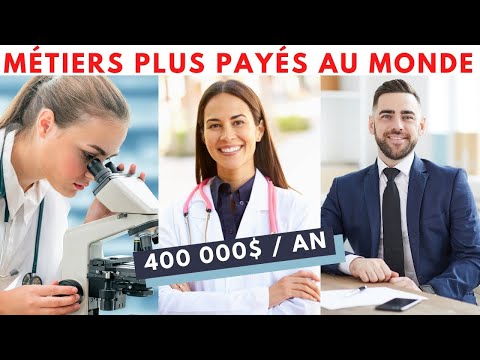 Vidéo: Quels sont les emplois les mieux rémunérés?