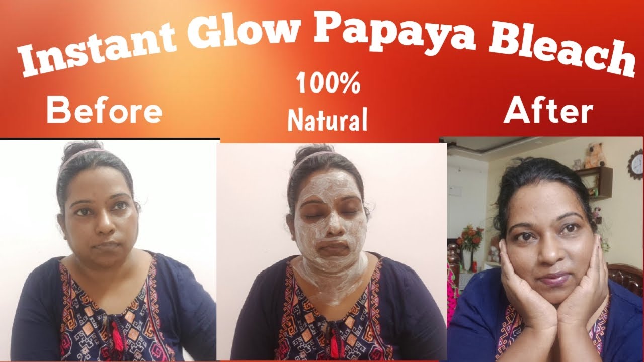 How to bleach your face Pros & Cons Nature's glow Papaya Cream
