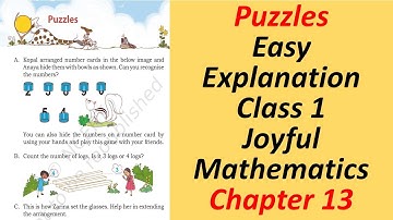 Puzzles | Class 1| Chapter 13 Maths NCERT | Joyful mathematics | WoK Tutorials