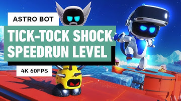 Astro Bot: Tick-Tock Shock Speedrun Playthrough | PS5 Pro 4K 60FPS