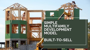 Short overview of my simple multifamily development model.
