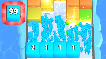 Cube Crusher 3D - All Levels Gameplay Android, iOS