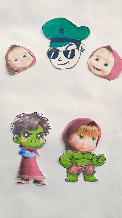 Angry Masha 😡☹️ Hulk ♥️ #usa #brazil #masha #littlesingham