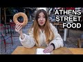 GREEK STREET FOOD TOUR IN ATHENS (Best Souvlaki and delicious Greek food)