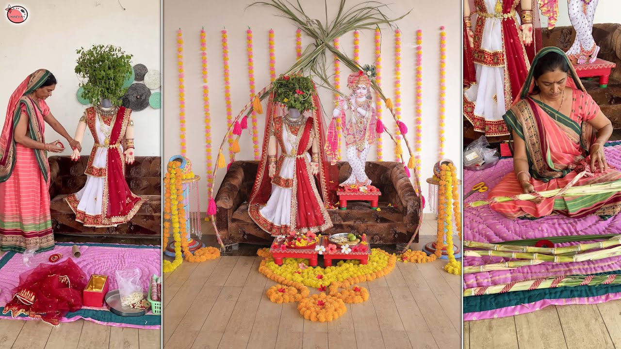Indian traditional rituals  Tulsi Puja  Hindu Deity