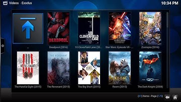 Kodi on an android phone with exodus movie app