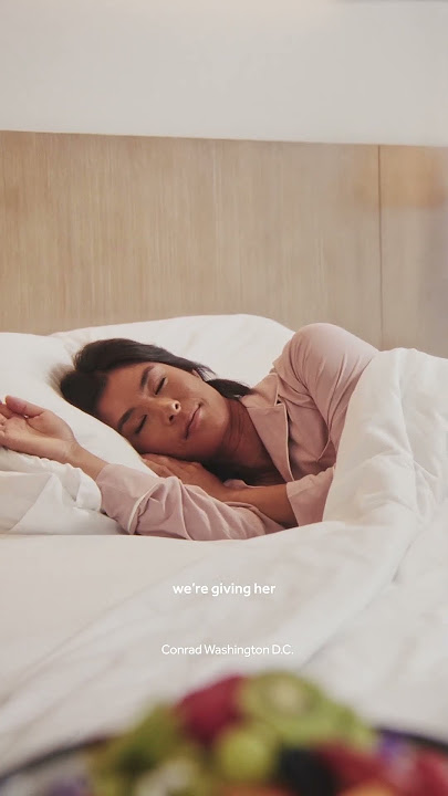 🏌🏻‍♀️Céline Boutier gets Solheim Cup ready with Hilton. 😴 #HiltonForTheStay