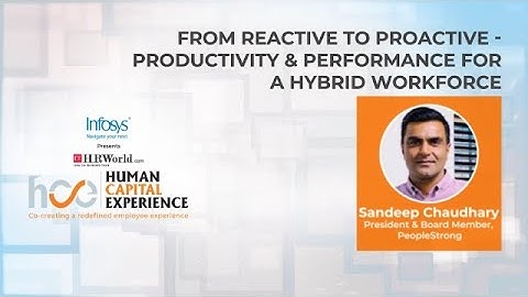 From Reactive to Proactive - Productivity & Performance for a Hybrid Workforce