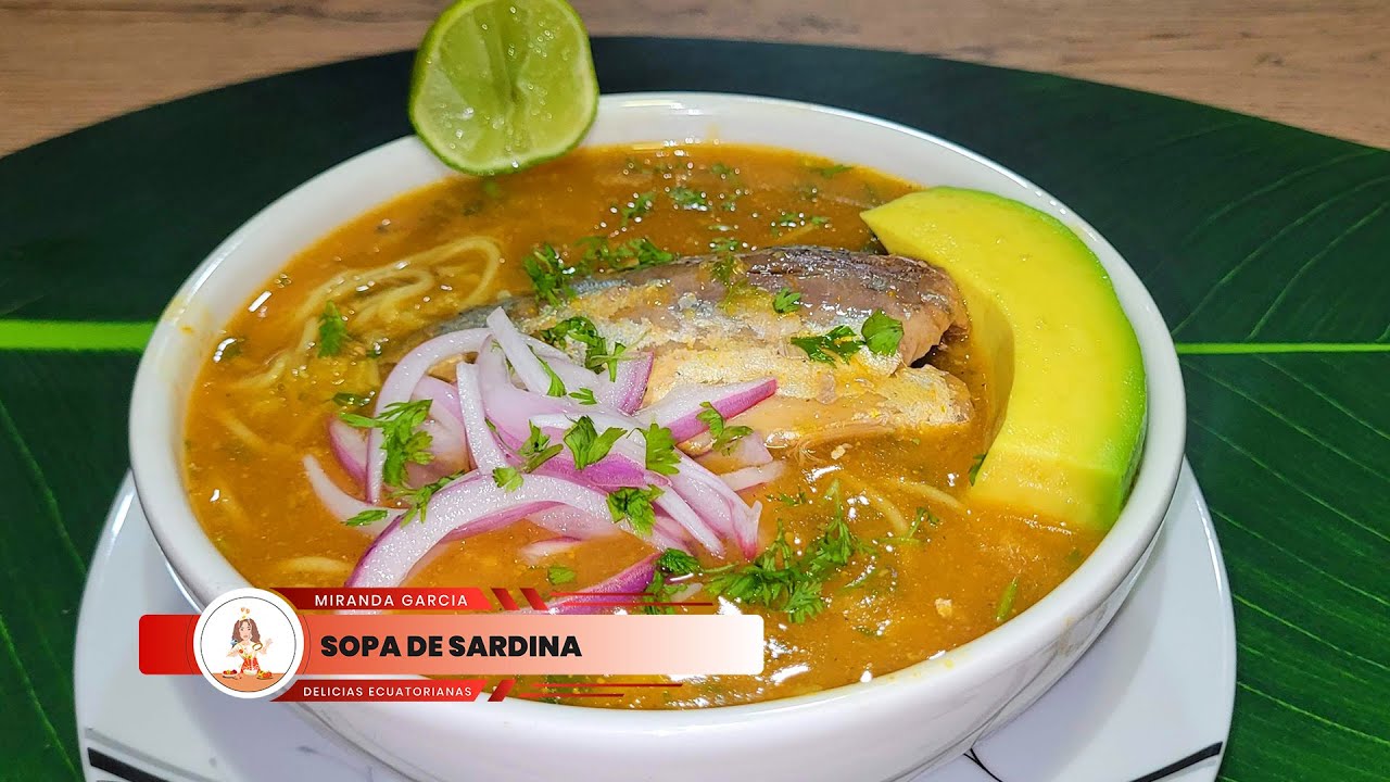 ‼️SOPITA DE SARDINA 🍲♨️CON FIDEO😘👌