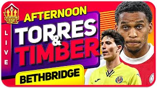TORRES or TIMBER TRANSFER BATTLE! + £100M NUNEZ FEE! | Man United Transfer News