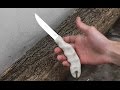 Как сделать охотничий нож (рукоять, ножны) из пластика полиморфус
