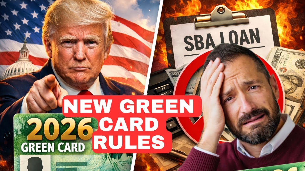 Новые правила Трампа по выдаче грин-карт с 2026 года: больше никаких кредитов от SBA для обладате...