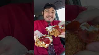 KFC Chizza (Their New Pizza) And Blackberry Lemonade Review!