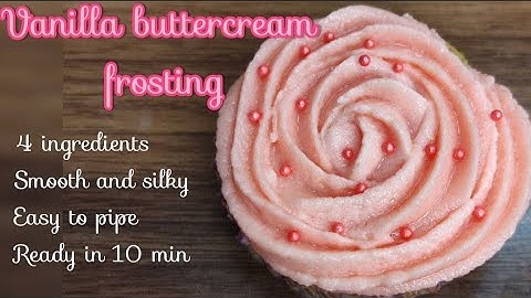Classic American Buttercream Frosting/ The only recipe you