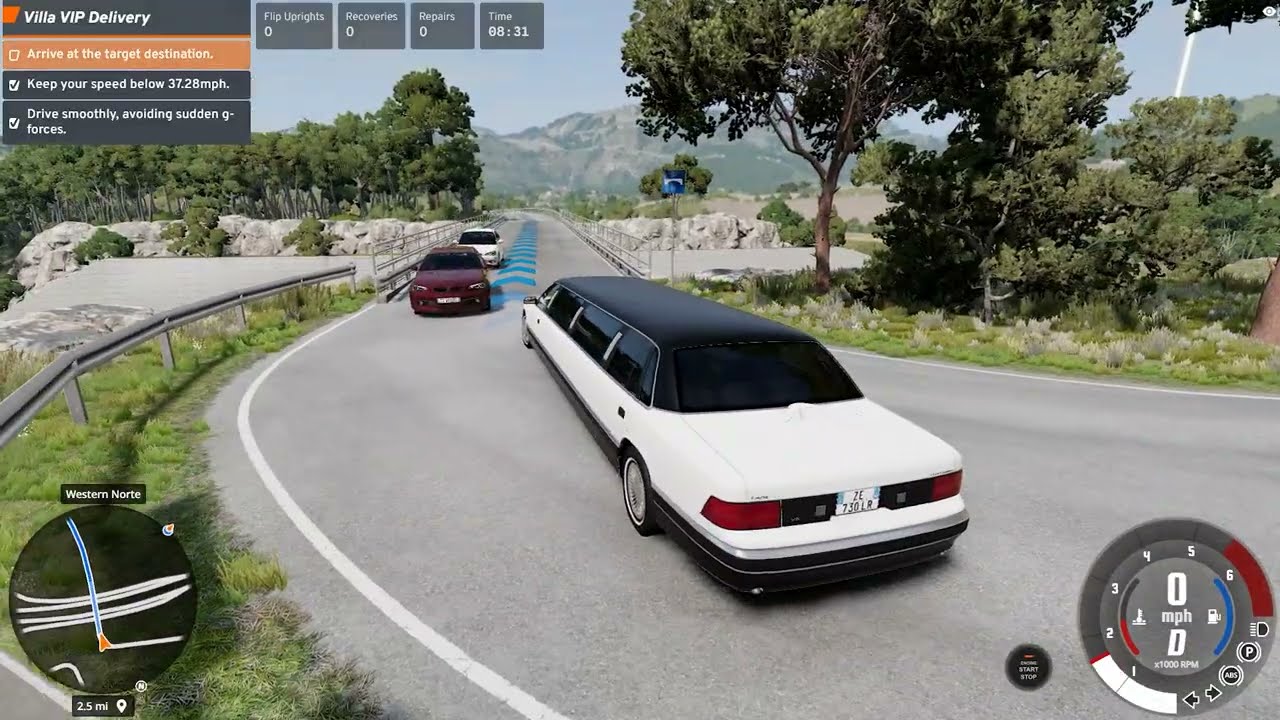 Can I Complete the Villa VIP Delivery Without Mistakes? | BeamNG Drive