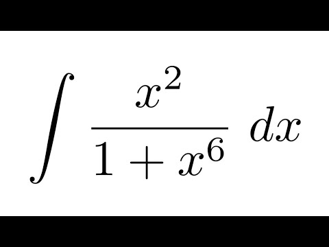 Integral of x^2/(1+x^6)