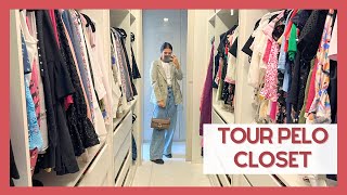 TOUR PELO CLOSET E BOLSAS  - Organização, peças favoritas, itens novos e peças antigas