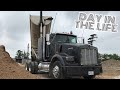 a day in the life of a truck driver | end dump trucker