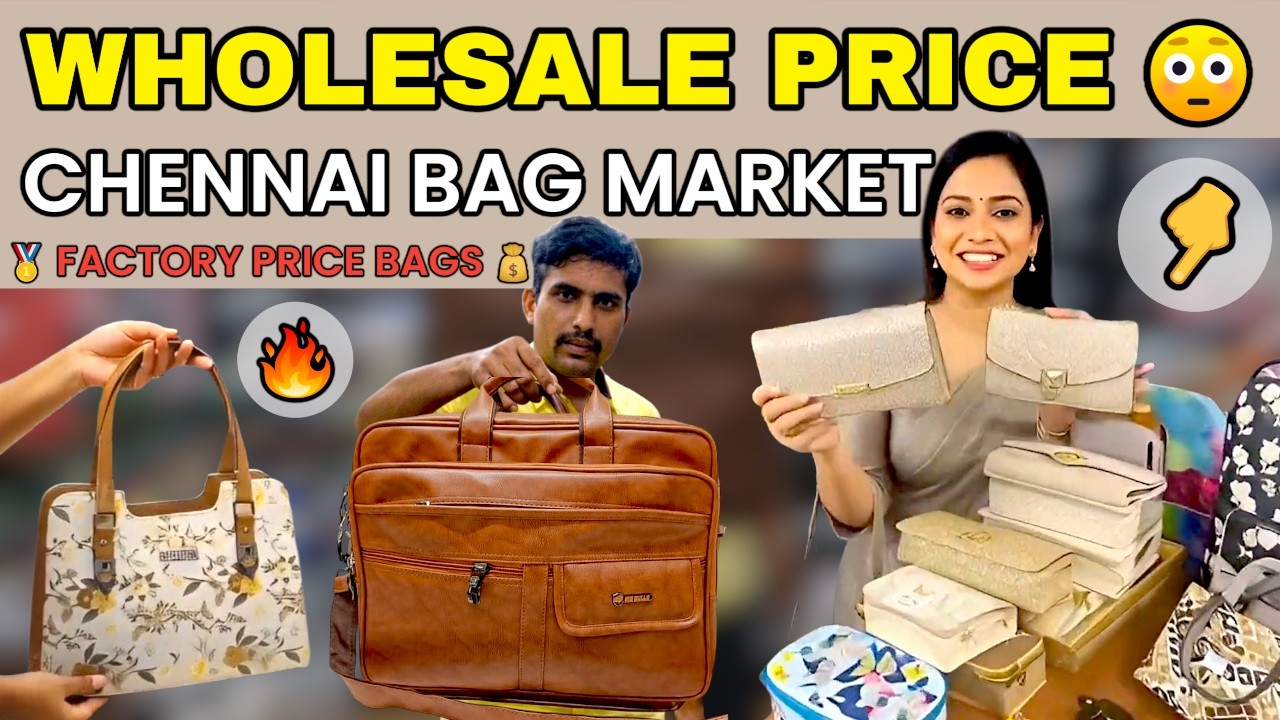 🔥 Chennai’s No.1 Wholesale Bag Shop 2026 | Cheapest Prices 😳
