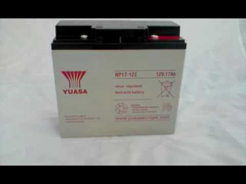 Batterie plomb étanche NP17-12 Yuasa 12V 17ah