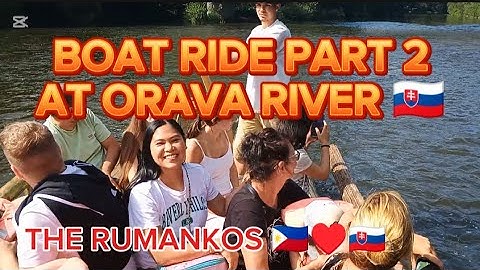 NAVIGATING ORAVA RIVER 🇸🇰 PART 2: A FAMILY ADVENTURE | SOFIA & LUCAS TRIED STEERING THE RAFT