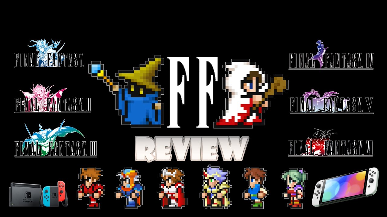 Final Fantasy Pixel Remasters (Switch) Review (Video Game Video Review)