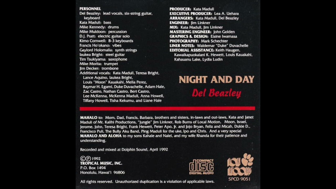 Del Beazley - That's What Little Tears Are Made of (1992) #hawaii