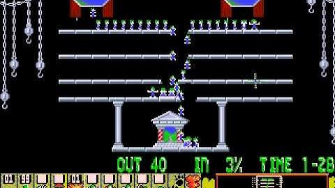 DOS Oh No! More Lemmings Wicked 7 Last Lemming To Lemmingcentral