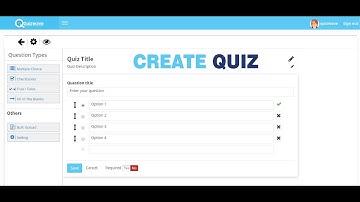 How to create quiz : Online exam software | Quizwave