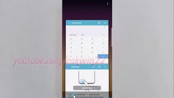 Android Nougat : How to Enable Split screen view use Recents button on Samsung Galaxy S8 or S8+