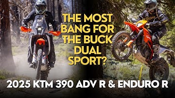 The Most Bang For Your Buck Dual Sport Bike? | 2025 KTM 390 ADV R & Enduro R | Full Review