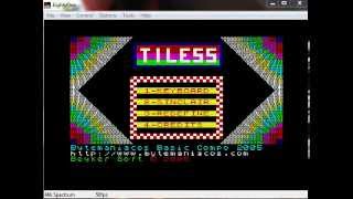 Tiless - Zx Spectrum - Emulador Eightyone 1.0 - Testeado En Windows 7 X64