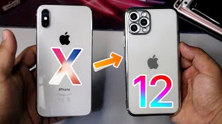 Turn your iPhone X/XS into iPhone 12 Pro Max or 11 Pro Max | $5 ONLY! [DIY] screenshot 3