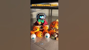 Happy Halloween! #halloween #pumpkin #trickortreat #emoji #animation #ai #robot #emopet #pet #emopet