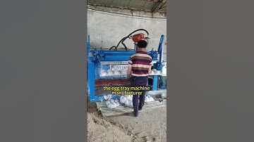 egg tray machine manufacturer #machine #factoryproducts #factory #eggtray #construction #pulpmolding