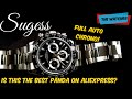 Sugess 🐼 Best Day-Tona Homage from Aliexpress?? Auto chrono | Full review | The Watcher