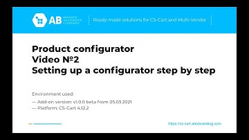 CS-Cart Product configurator  - how to reproduce demo Shoes finder demo configurator step by step