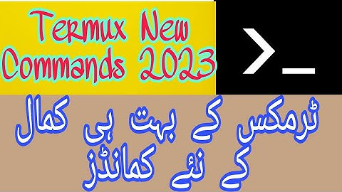 Termux New Working Commands 2023 [New Cloning Commands]