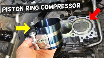 HOW TO COMPRESS PISTON RINGS. PISTON RING COMPRESSOR TOOL