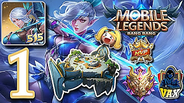 Mobile legends : Bang Bang | Gameplay Walkthrough Part 1 - 🥵🎮🕹️ (iOS, Android)