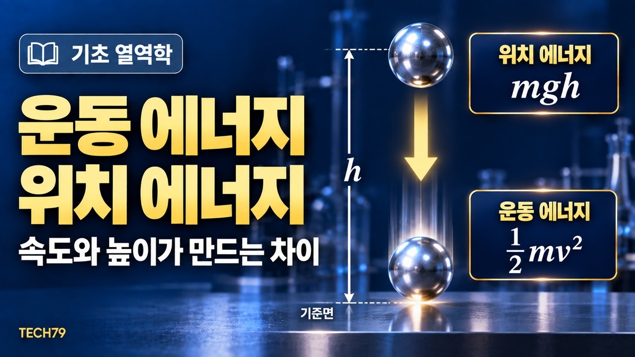 역학적 에너지 — 운동·위치 에너지와 보존 법칙, 낙하 속도