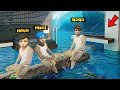 فلم قراند مقر زعرور السري المائي الجديد و كركور يغرق مع الجميع تحت الماء 