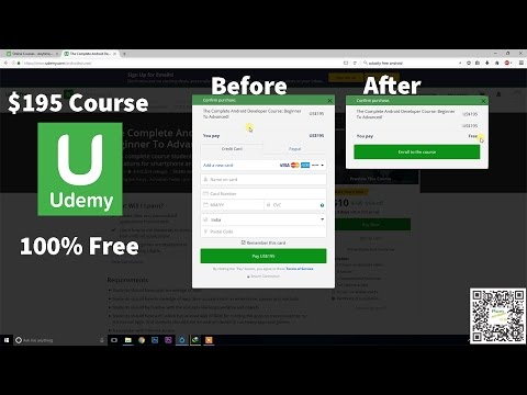 Learn Android Development with Certificate $195 course for free