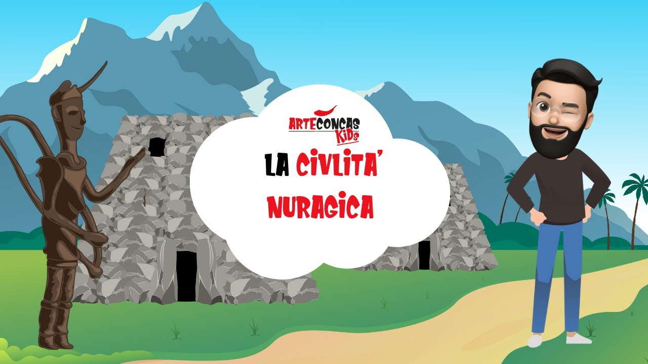La Civiltà Nuragica | Arte Concas Kids | Nuraghi | Sardegna | Cartone Animato