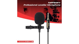 Microphone Clip Portable 3.5mm Professional Lavalier Q10