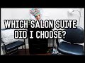 My New Salon Suite! Which Suite Did I Choose?  | BeautiByDenyse Suite Life Series